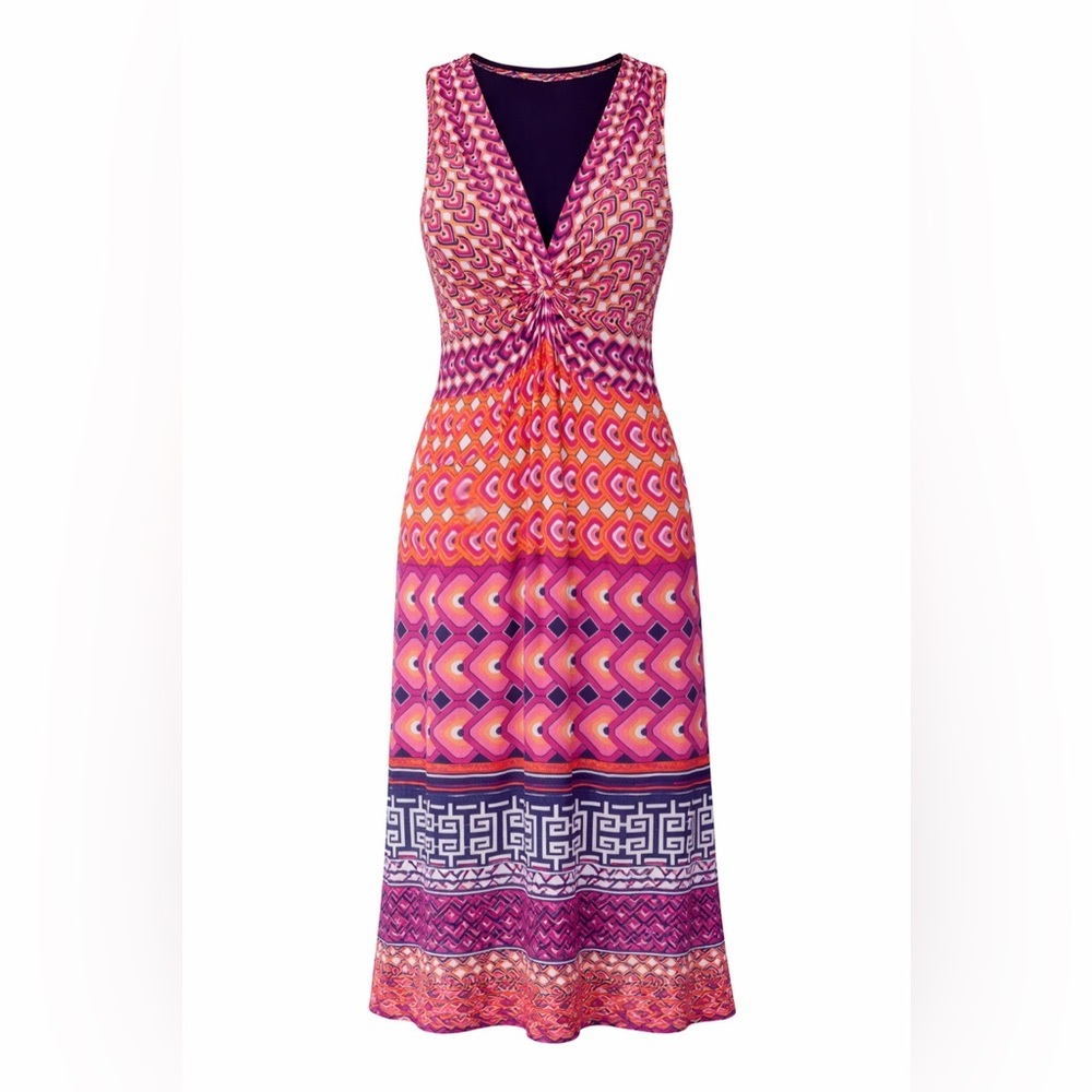 🚨🚨 Laundry by Shelli Segal sleeveless dress size 2 small Like new - Picture 2 of 9